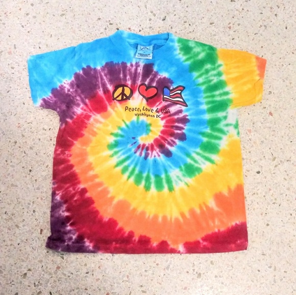 Girl/Boy tiedye top by Art Forms - Picture 2 of 5